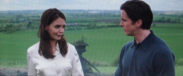 Batman begins: Rachel Dawes (Katie Holmes) et Bruce Wayne (Christian Bale)